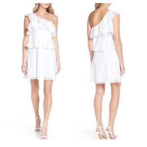 Lilly Pulitzer Josey One-Shoulder Dress Size 8 MSRP: $228.00